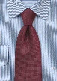 Classic Burgundy Patterned Tie