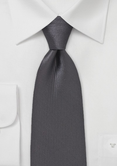 Thin Waled Tie in Espresso Brown