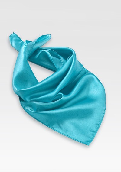 Bright Turquoise Neck Scarf | Cheap-Neckties.com