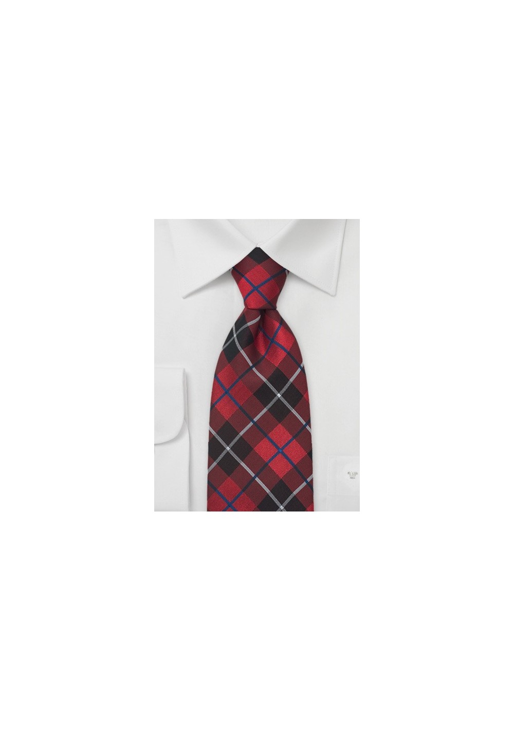 Traditional Tartan-Check Pattern Tie for Kids
