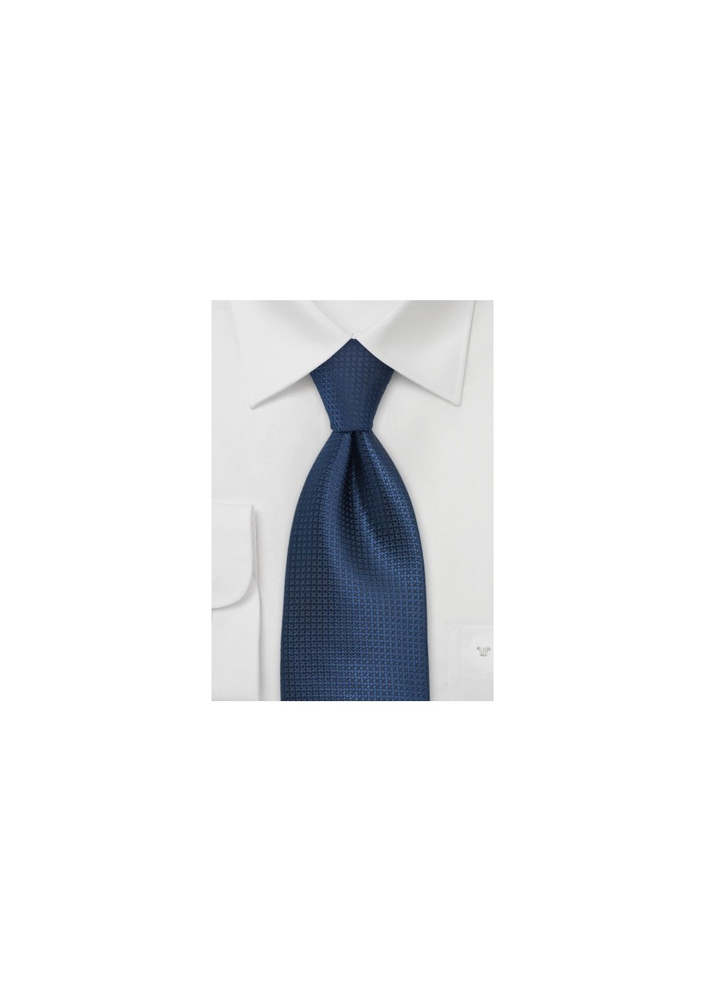 Textured Tie in Blue Made in Kids Size