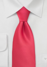 Bright Lollipop Red Tie for Boys