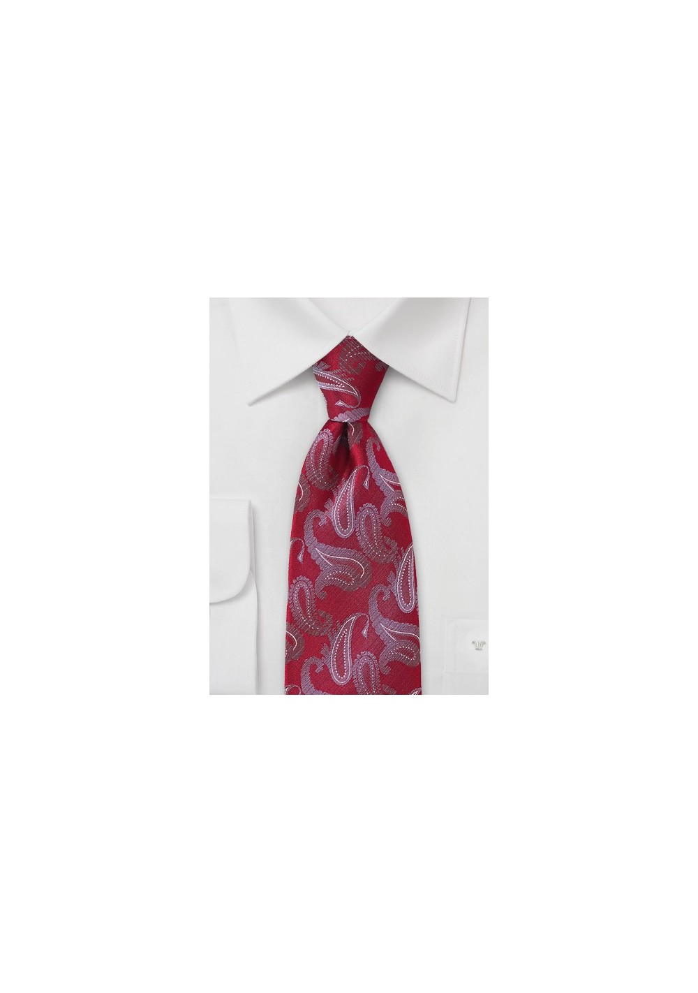 Paisley Tie in Cranberry