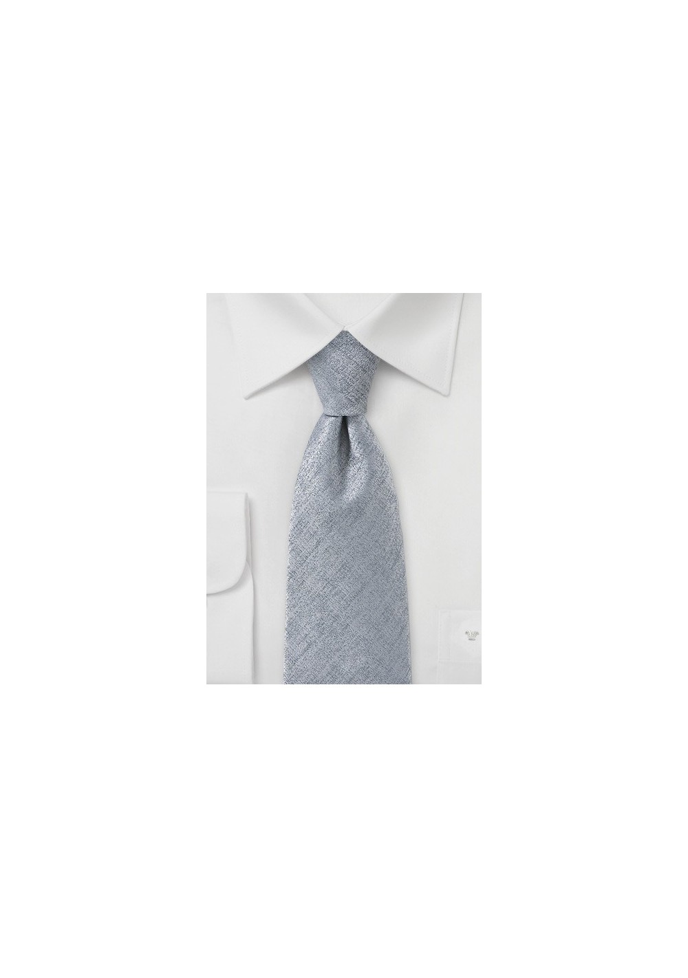 Handsome Silver Necktie