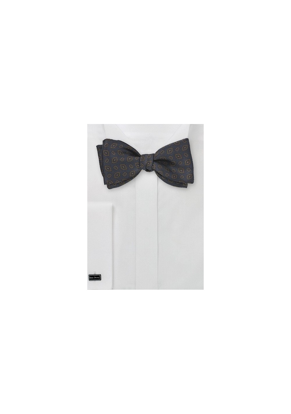 Uber Regal Bow Tie in Navy and Copper