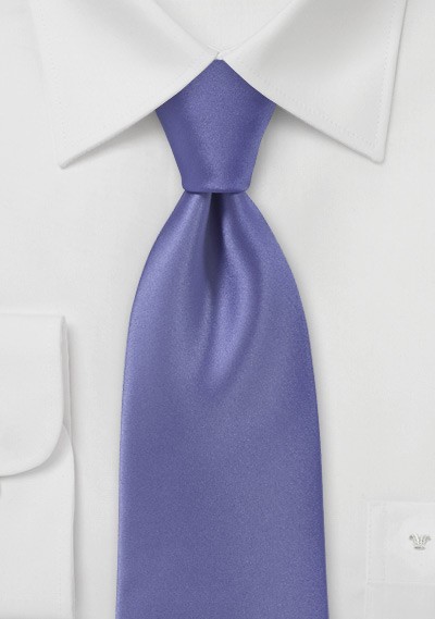 Solid Lilac Hued Necktie