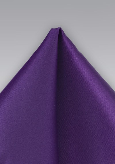 Proper Purple Pocket Square