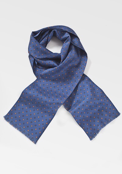 Men' Silk Scarf in Royal Blue | Cheap-Neckties.com