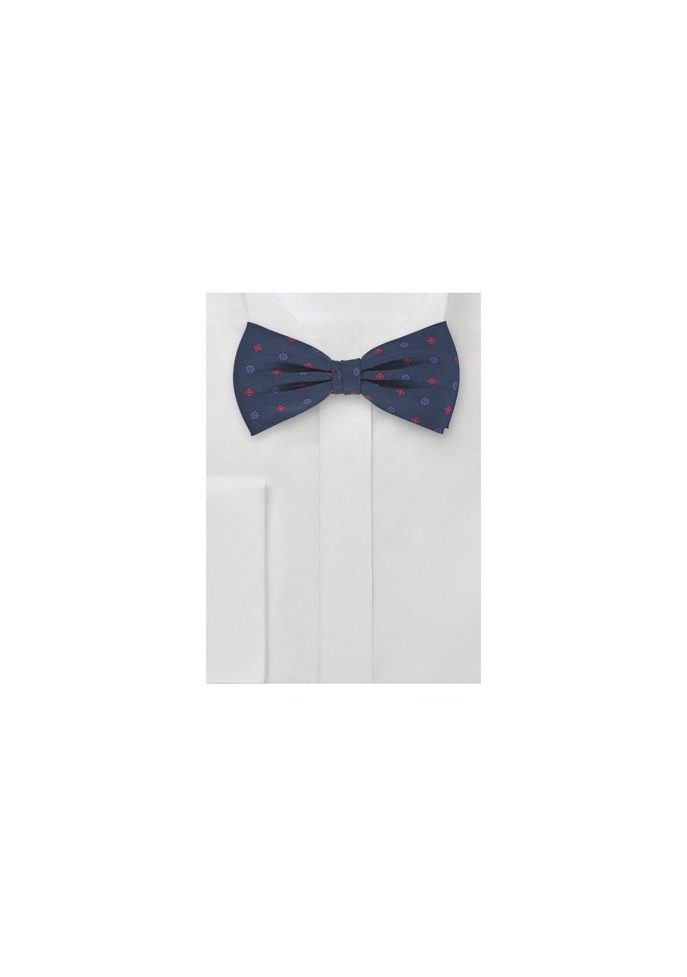Dapper Bow Tie in Navy and Red