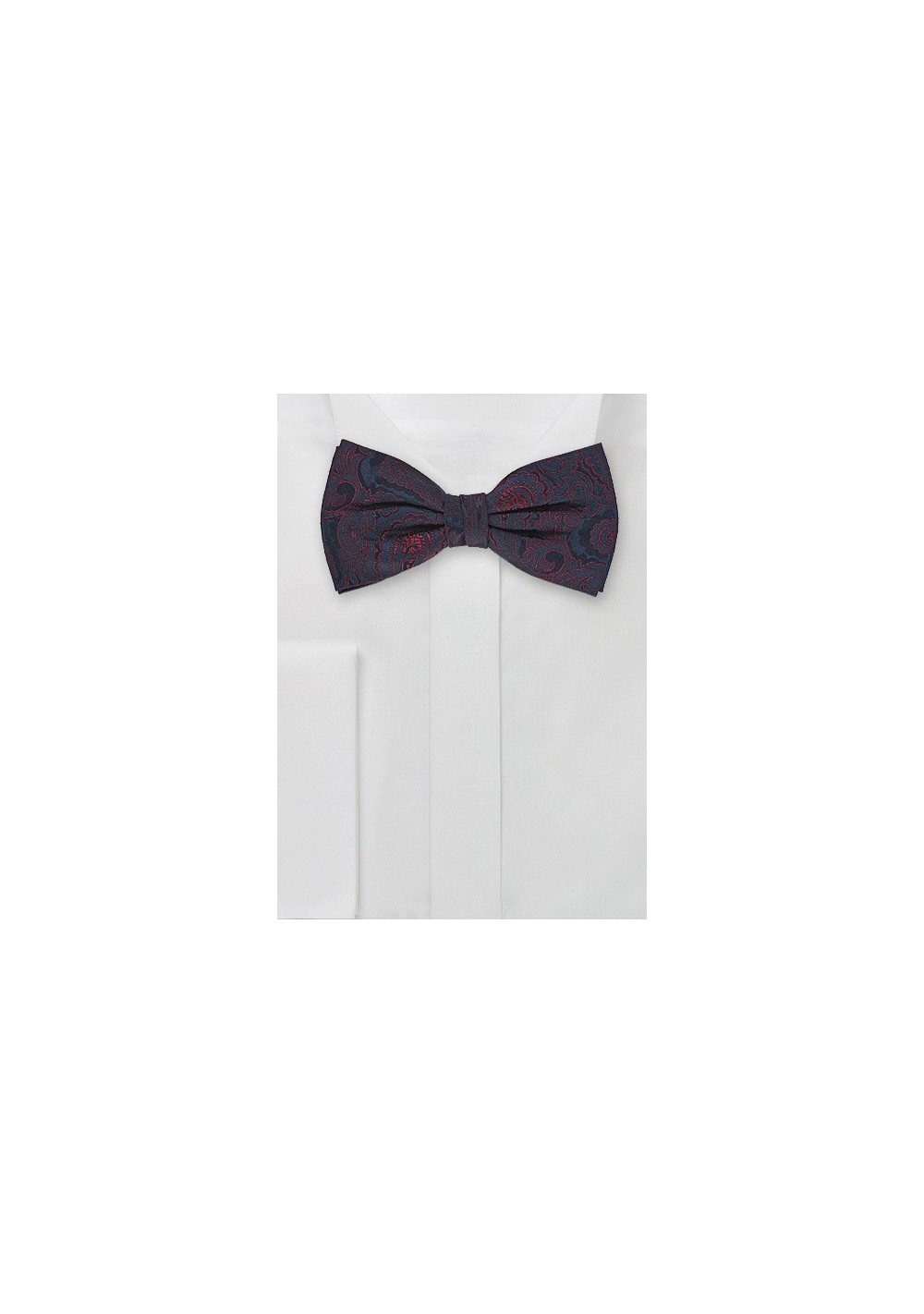 Silk Bow Tie in Paisley
