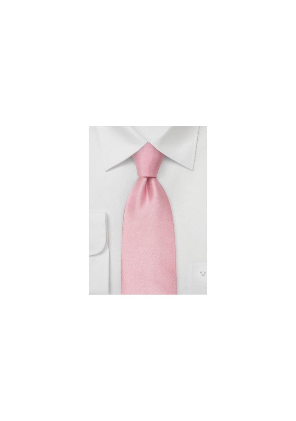Light Pink Silk Necktie in Kids Size