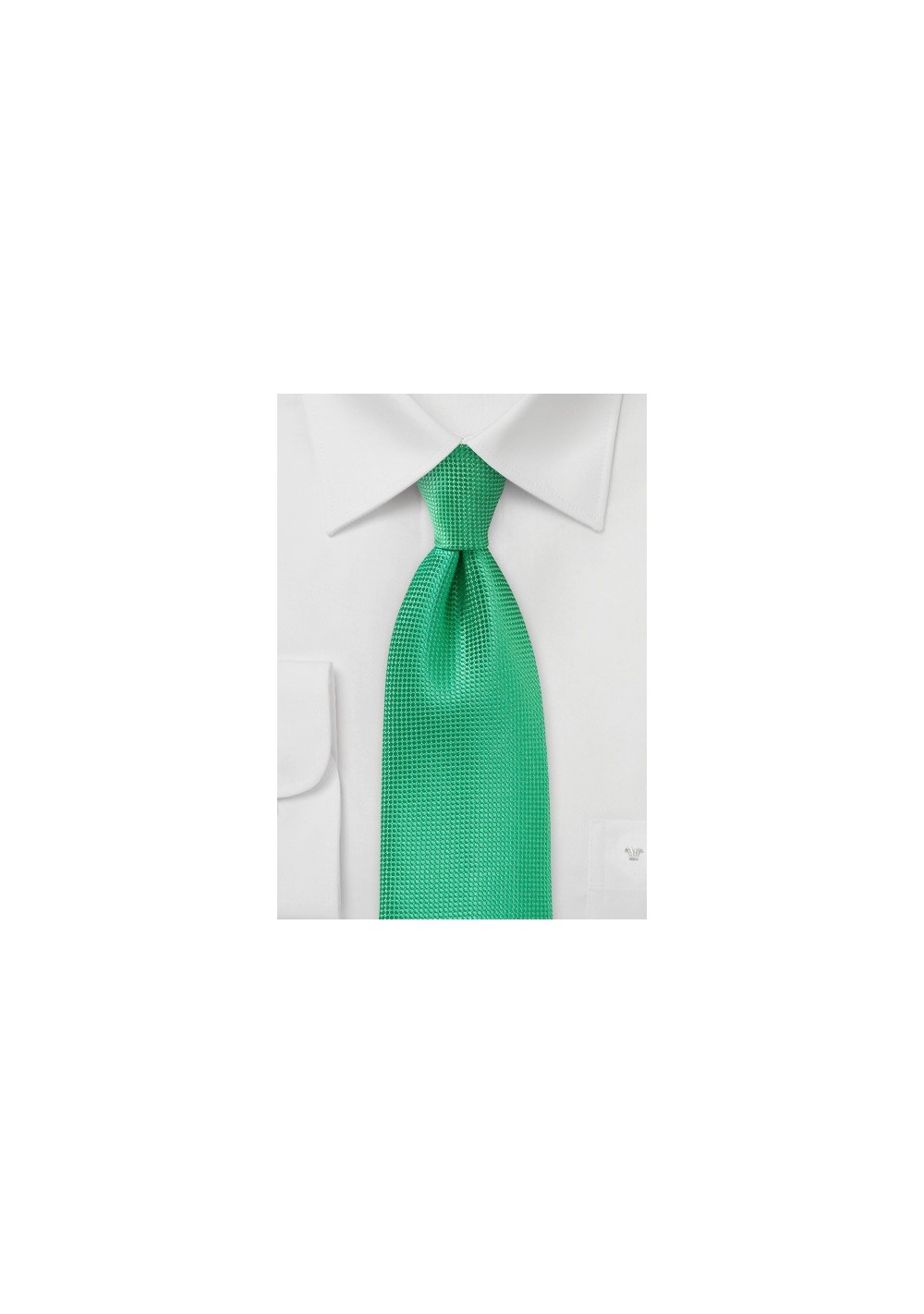 Textured Spring Green Necktie