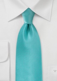 Textured Tie in Lagoon