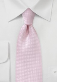 Textured Tie in Tea Rose