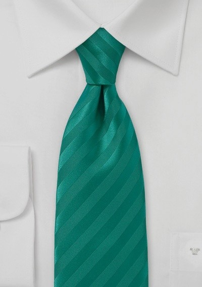 Solid Jade Narrow Tie