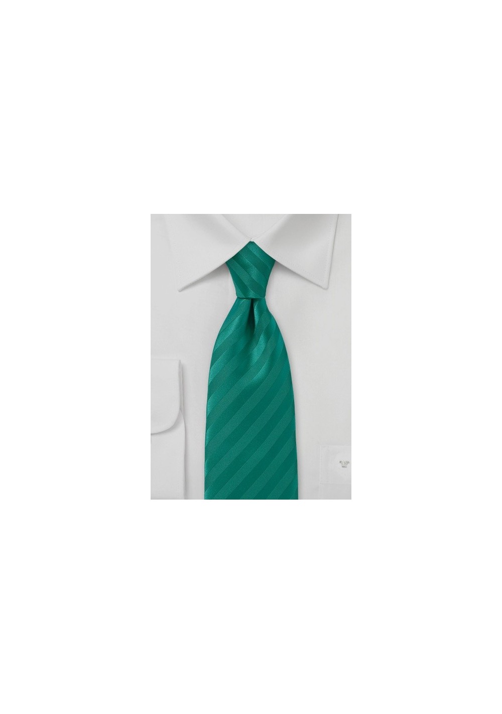 Solid Jade Narrow Tie