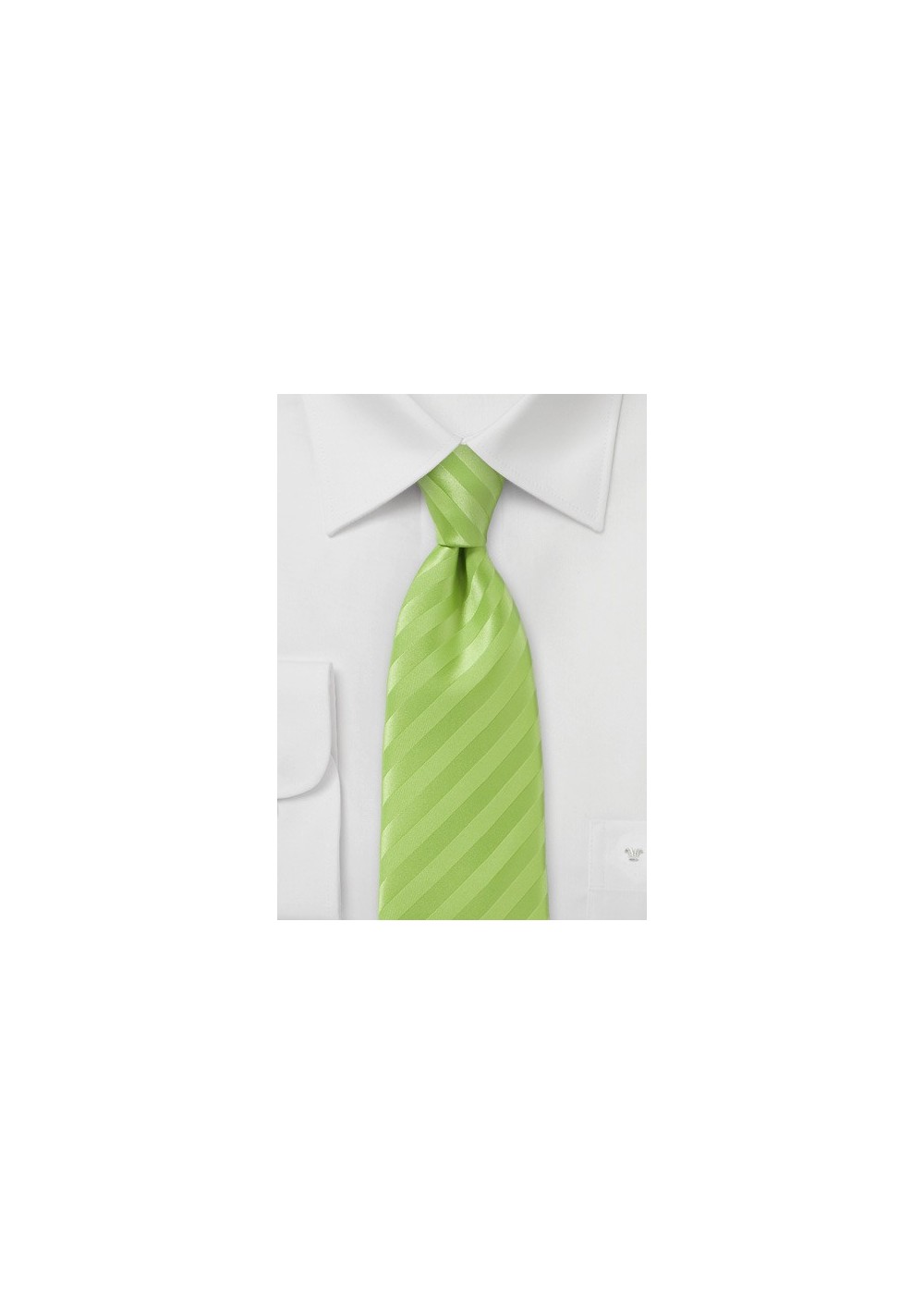 Electric Green Narrow Neck Tie
