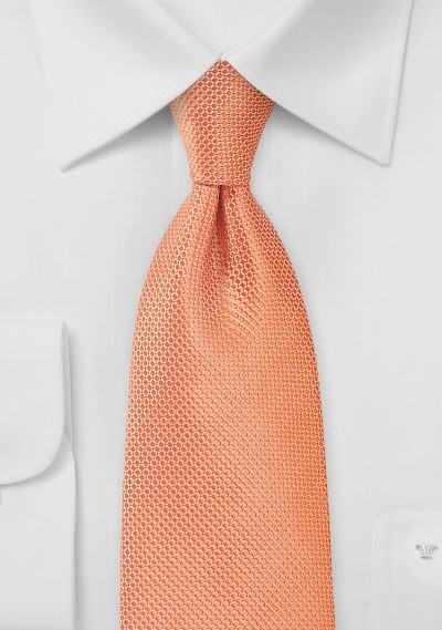 Mandarin Orange Necktie