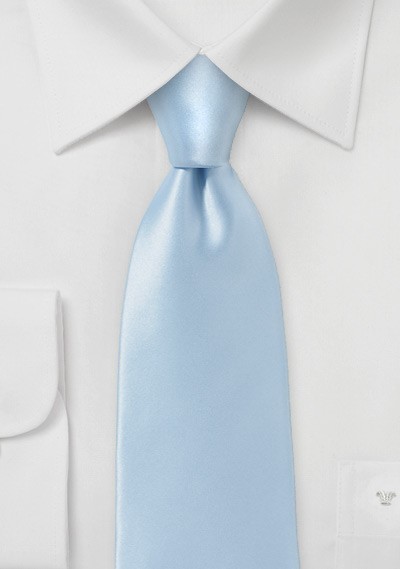Mens Ultra Light Blue Tie | Cheap-Neckties.com