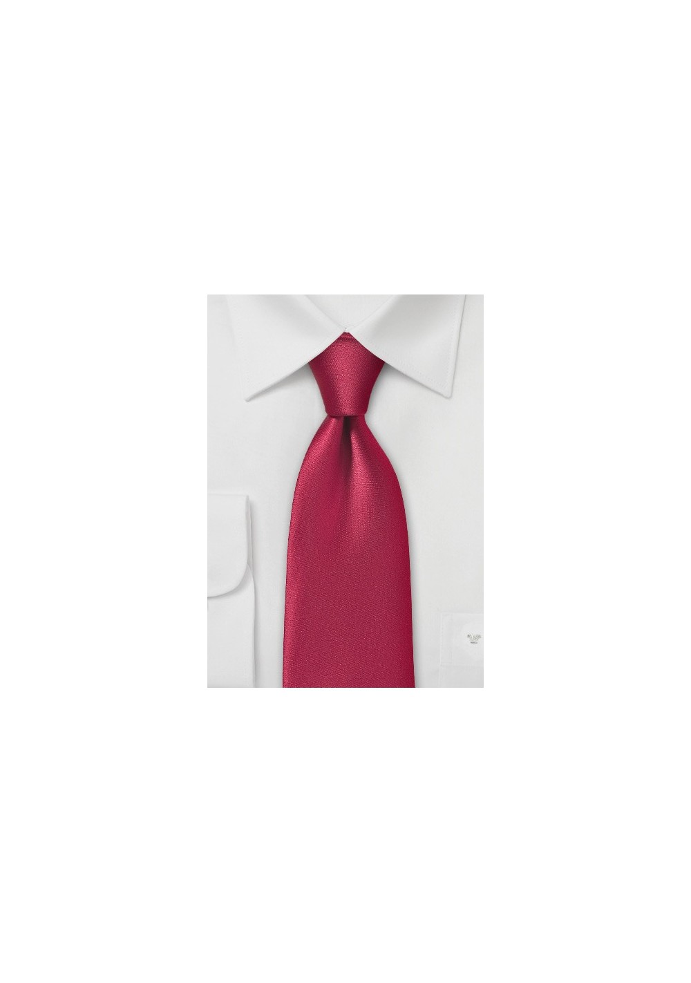 Pure Microfiber Cherry Colored Necktie