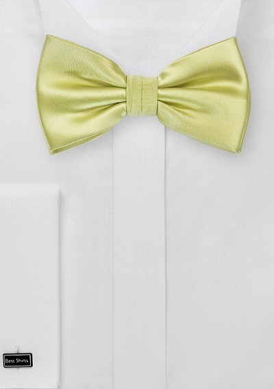 Light Pear Green Bow Tie