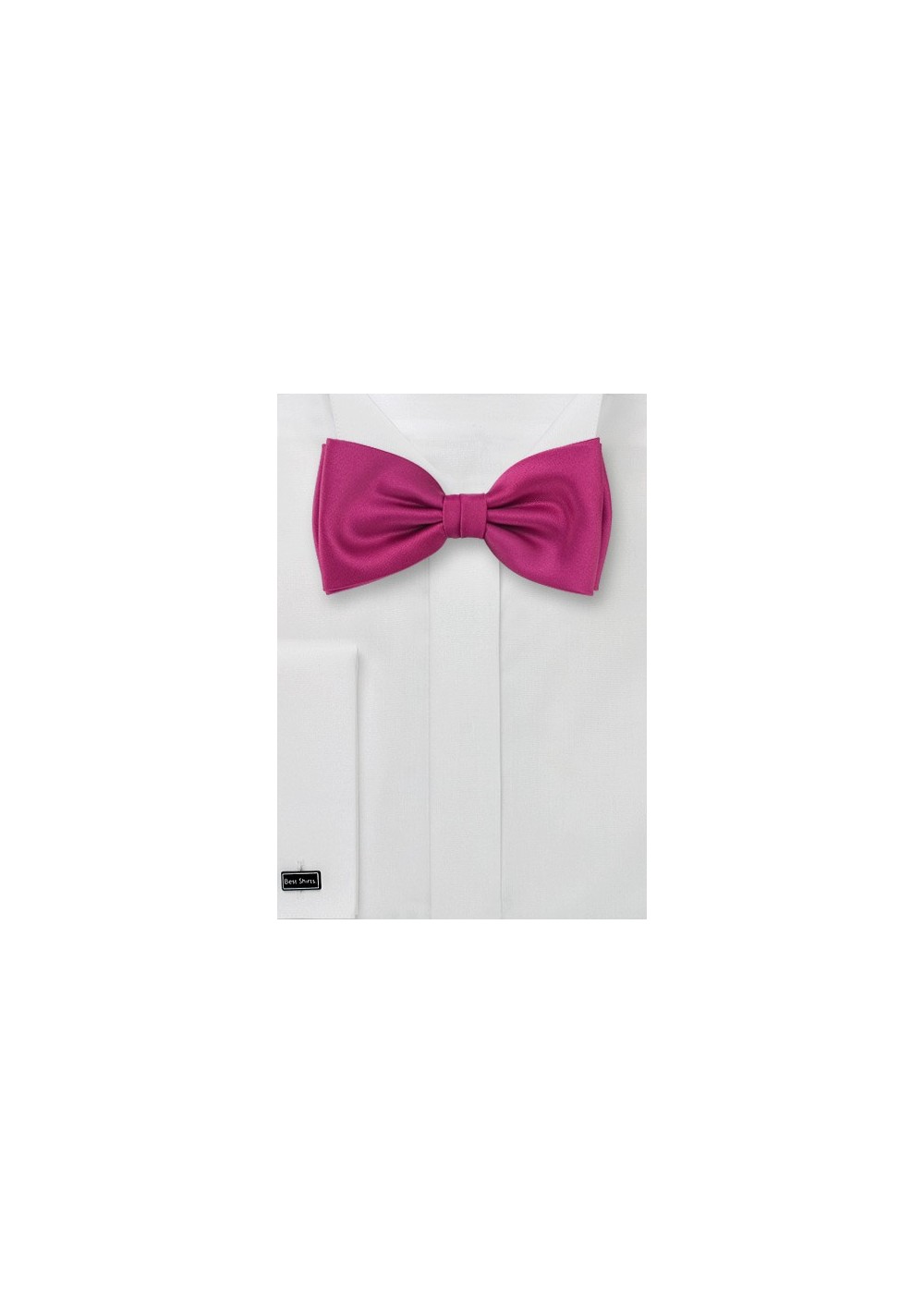 Solid Magenta-Pink Bow Tie