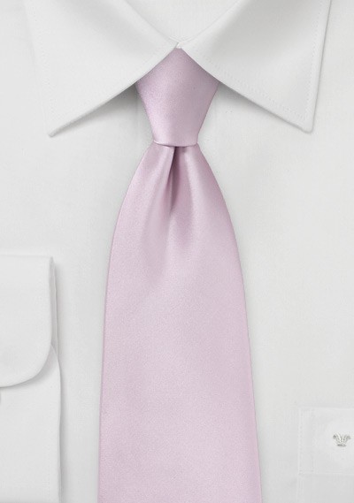 Soft Lilac Pink Hued Necktie