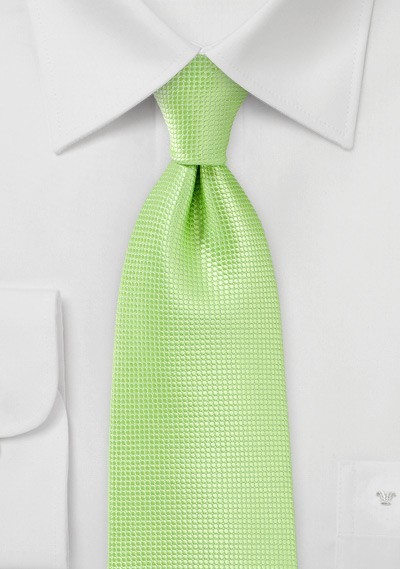 XL Tie in Tropical Green
