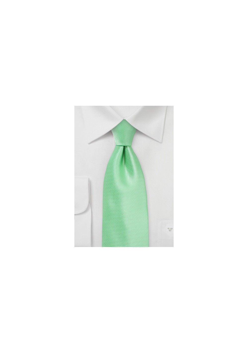 Bright Colored Tie in Summer Mint