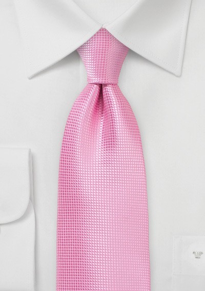 Summer Designer Tie in Carnation Pink