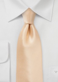 Elegant Men's Tie in Peach Fuzz Color
