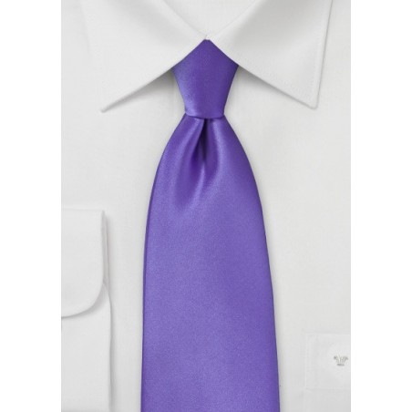 Freesia Purple Clip On Tie