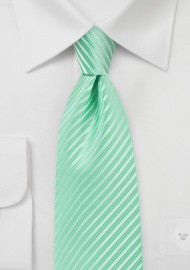 Opal Green Colored Necktie