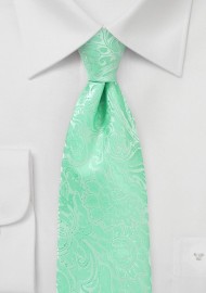 Spring Bud Green Summer Tie