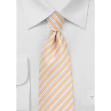 Sunburst Orange Striped Necktie
