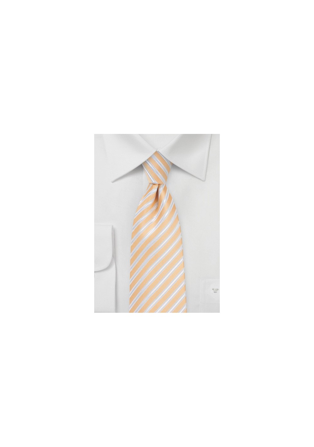 Sunburst Orange Striped Necktie