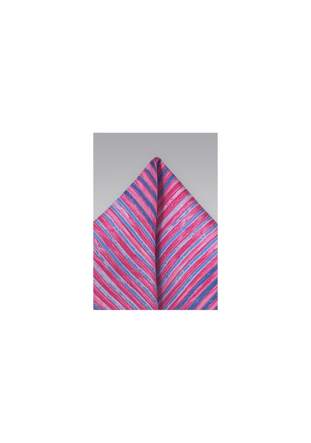 Pink and Purple Striped Pocket Square