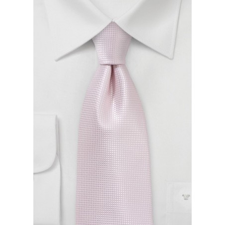 Boys Sized Tie in Blush Pink