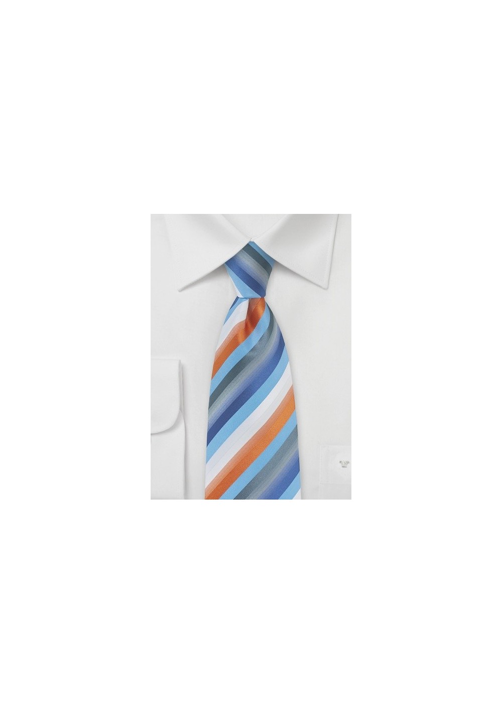 Colorful Striped Mens Tie