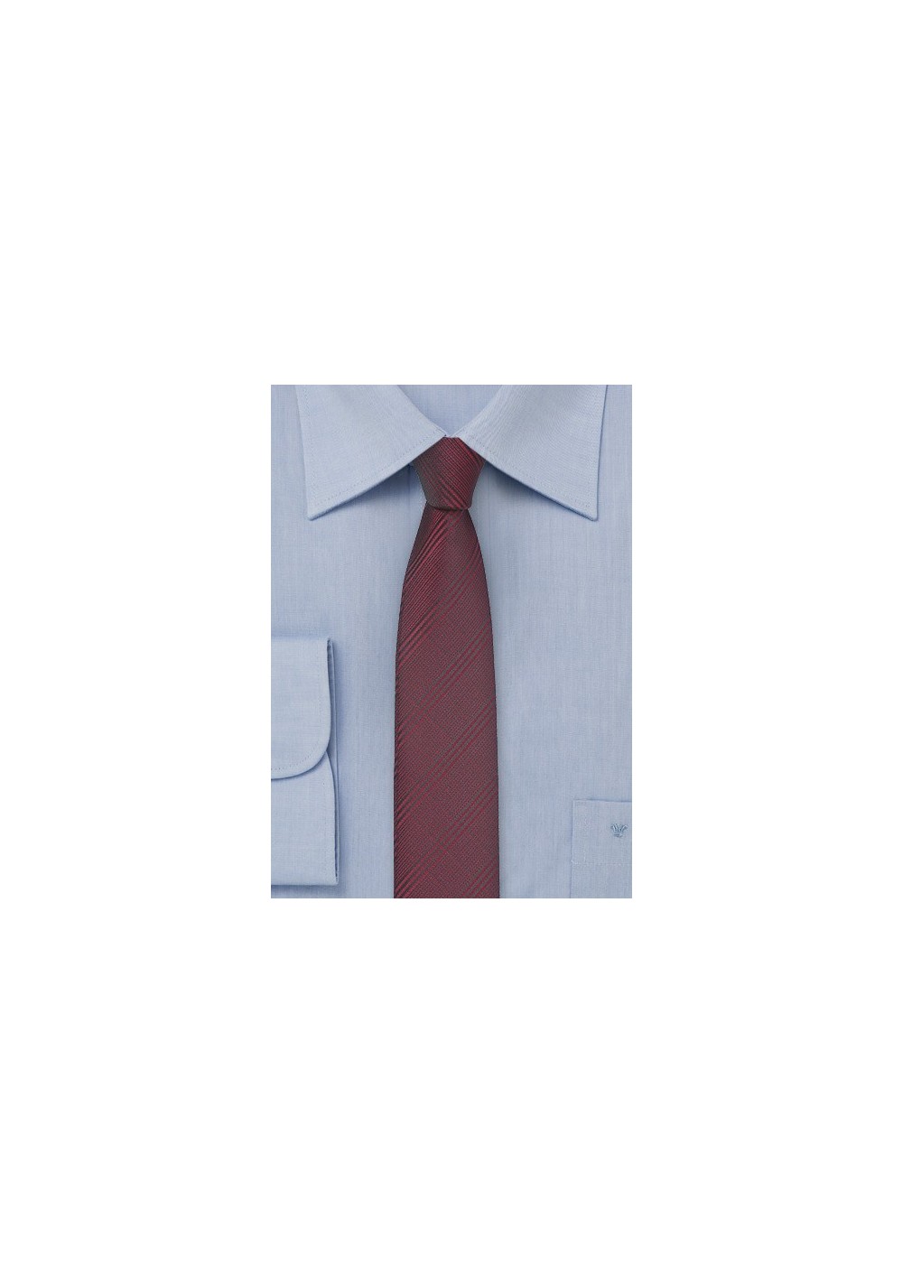 Super Skinny Tie in Cordovan Red