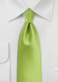 Palm Green Textured Necktie