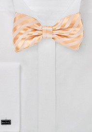Peach Colored Kids Bow Tie
