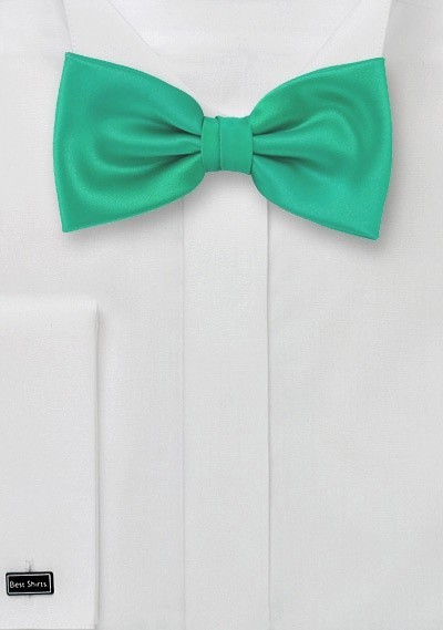 Jade Green Bow Tie for Kids