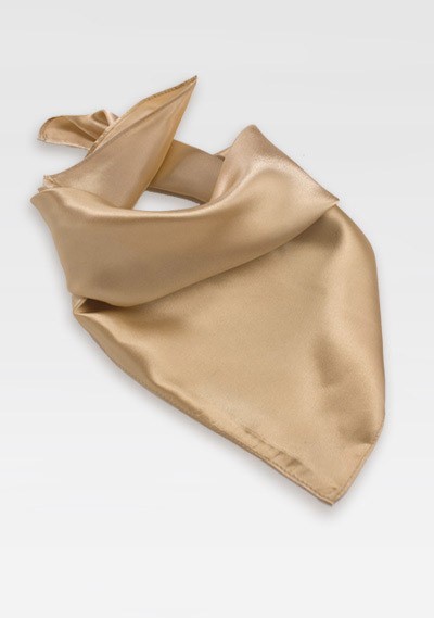 Golden Champagne Womens Scarf