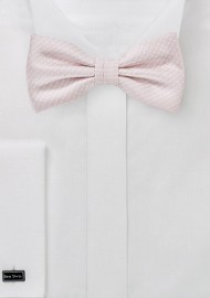 Petal Pink Bow Tie with Dots