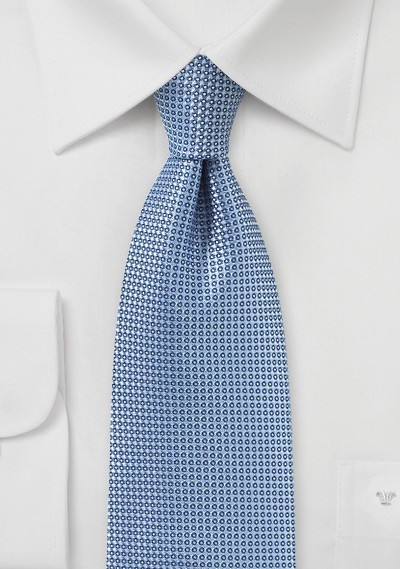 Textured Designer Tie in Blue