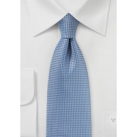 Textured Designer Tie in Blue