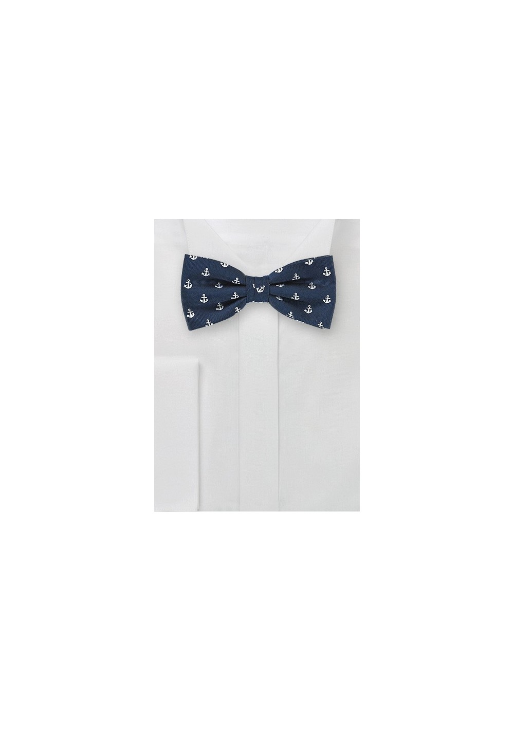 Nautical Bow Tie in Navy