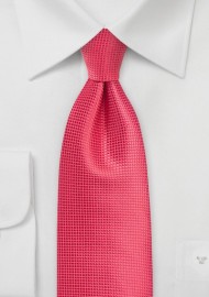 Kids Tie in Spiced Coral