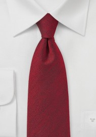 Rosewood Red Textured Tie